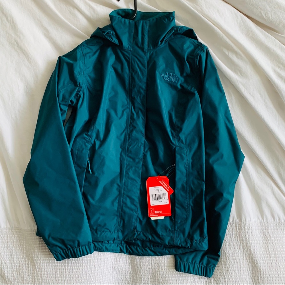 NWT Northface Resolve jacket- brand new - Teal Sz XS